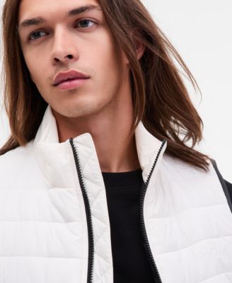 Men's Barvino2435 Slim-Fit Quilted Full-Zip Liner Vest