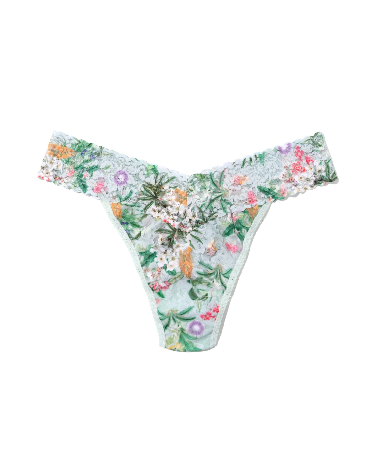 Hanky Panky Women's Printed Signature Lace Original Rise Thong Underwear In Multi