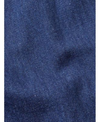 Women's Long Sleeve Velvet Collared Denim Jacket