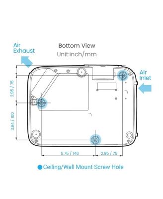 TH575 Full HD DLP Home Theater Gaming Projector