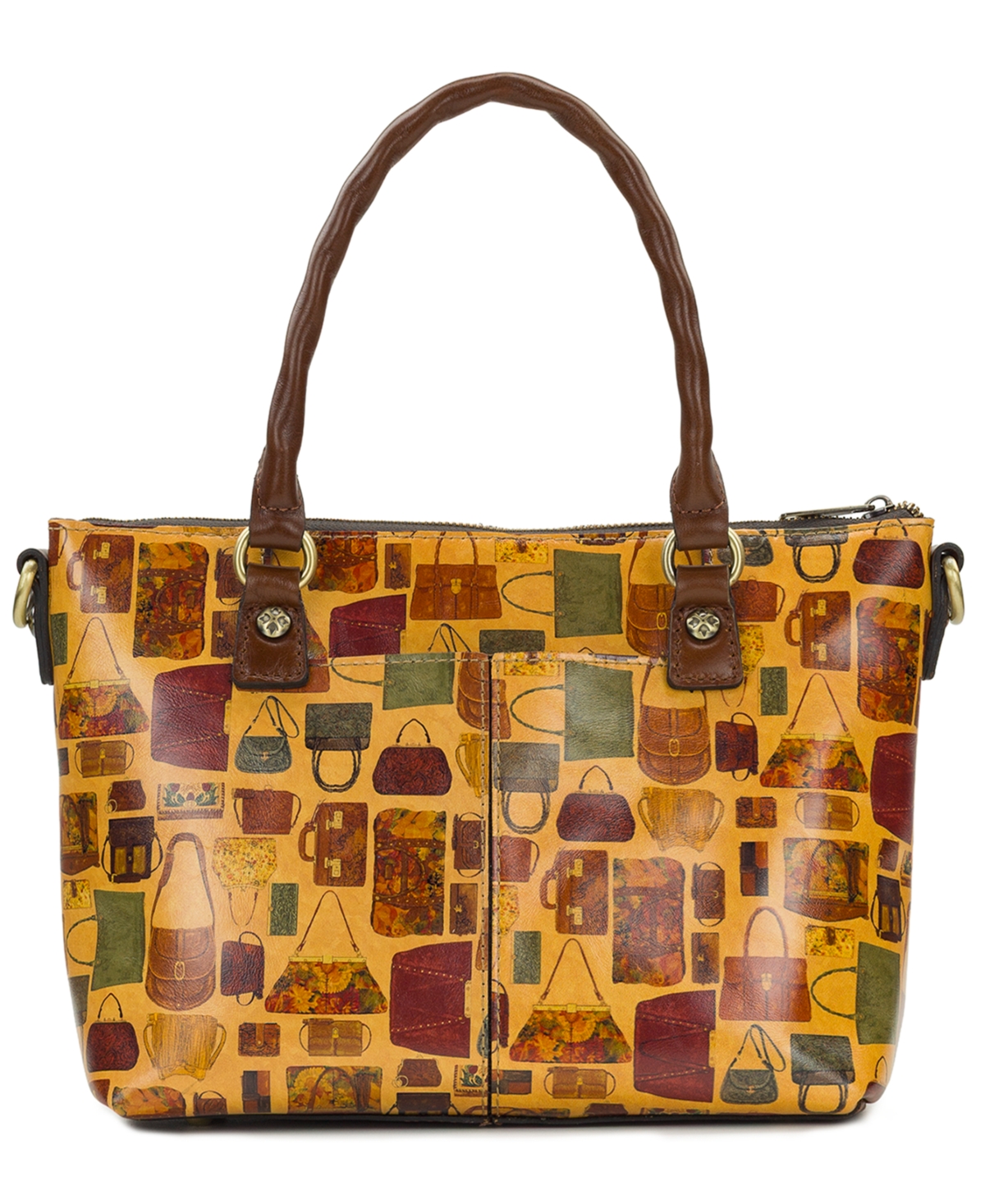 Patricia Nash Zora Top Handle Medium Crossbody Bag In Brown