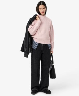 Women's Mock Neck Knit Sweater