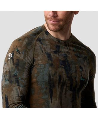 Men's Cedars RWS Merino Lt-Wt Baselayer Crew Top Lightweight Long Underwear Tops