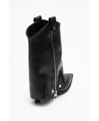 Lola Zip Pointed Toe Heel Boot (Women