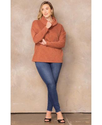 Plus Size Astrid Turtleneck Sweater