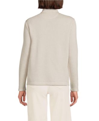 Women's Sweater Fleece Zip Front Jacket