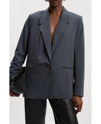 Women's Twill Oversized Blazer