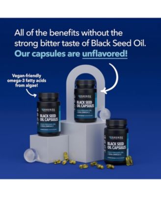 Black Seed Oil + DHA Liquid Capsules, 60ct