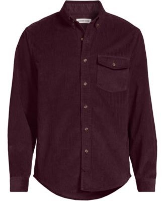 Men's Long Sleeve Wide Wale Corduroy Shirt