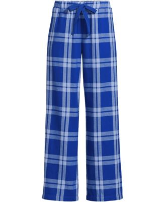 Women's Flannel Wide Leg Sleep Pants