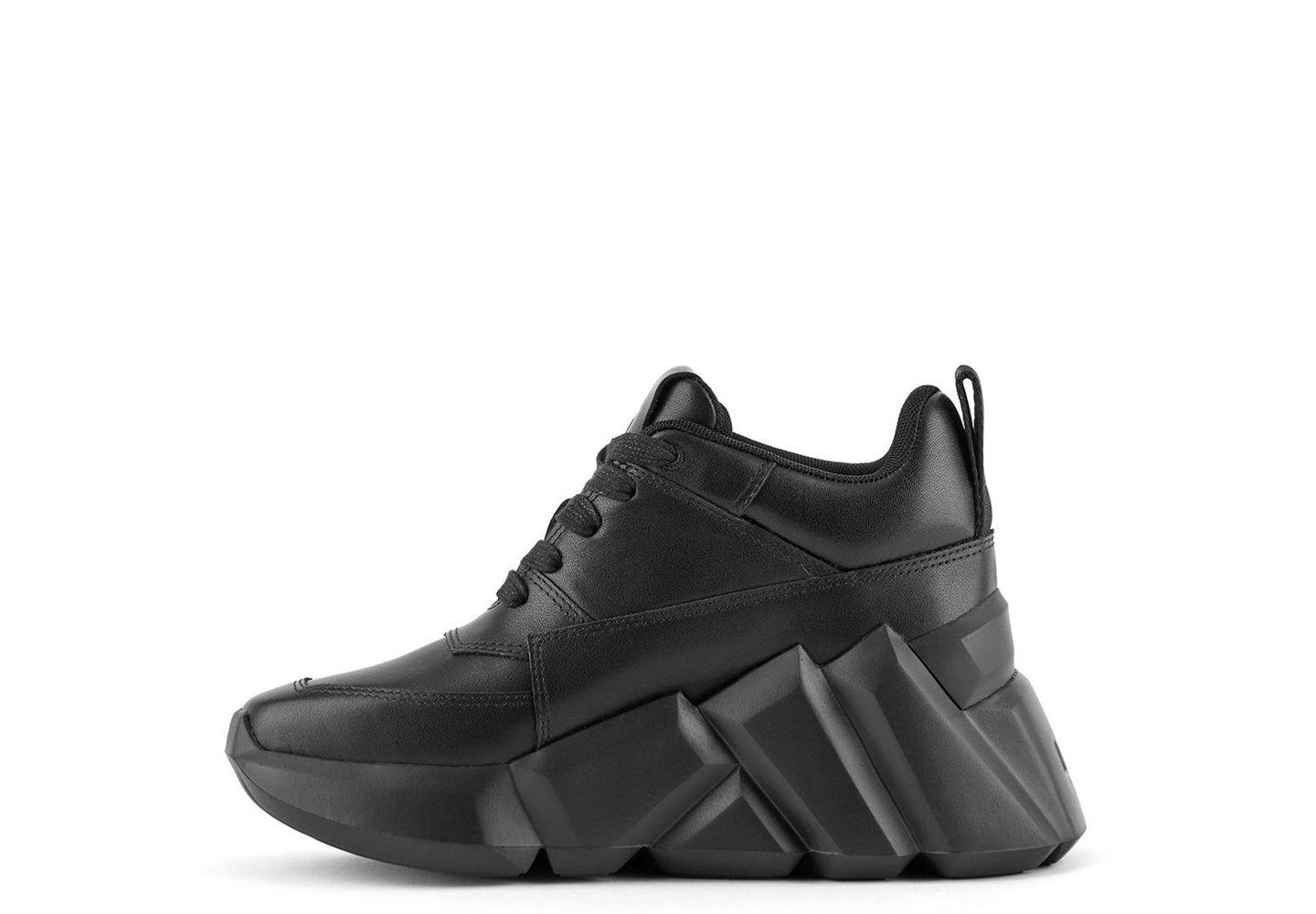 Женские кроссовки United Nude Space Kick Max с верхом из наппы и овечьей кожи, цвет: Чёрный — фото 3
