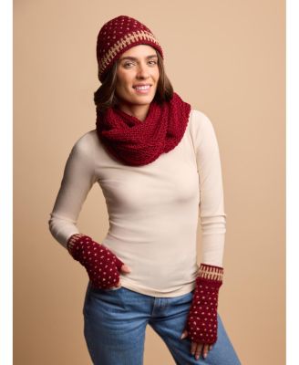 Artisan Woven Karuna Infinity 100% Wool Scarf