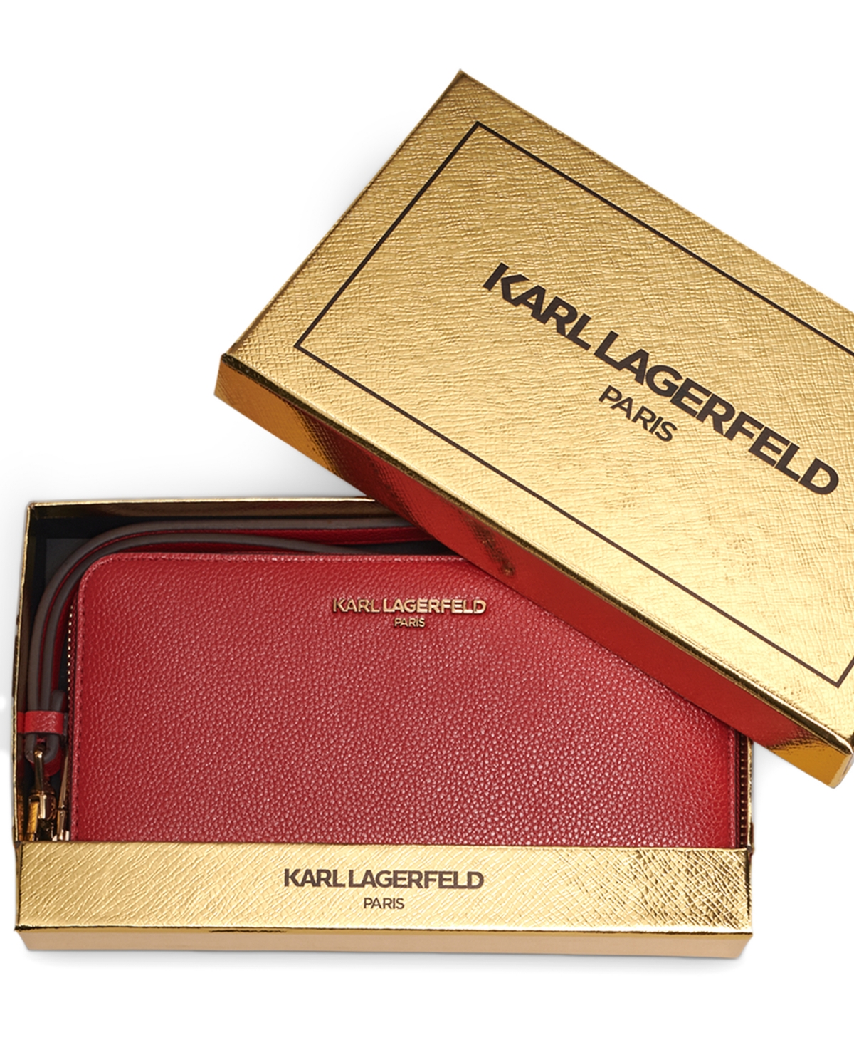 Karl Lagerfeld Boxed Wallet In Brown