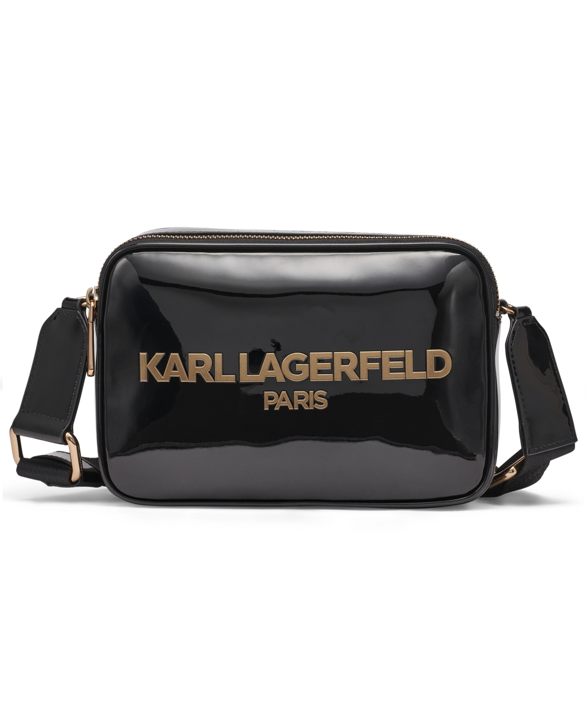Karl Lagerfeld Maybelle Small Crossbody Strap Bag In Black