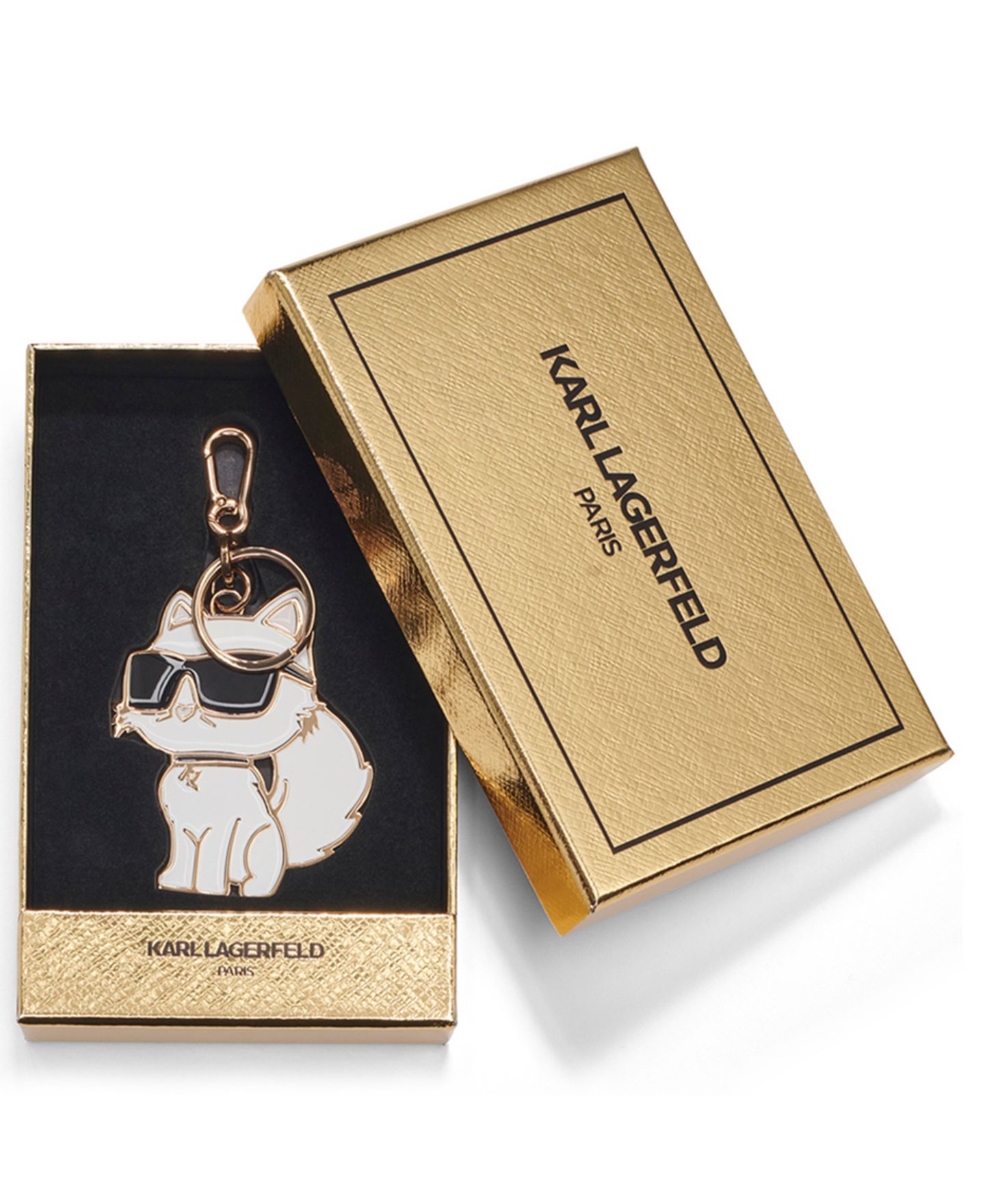 Женский брелок KARL LAGERFELD PARIS Choupette Gifting Charm, цвет: Золотой — фото 3