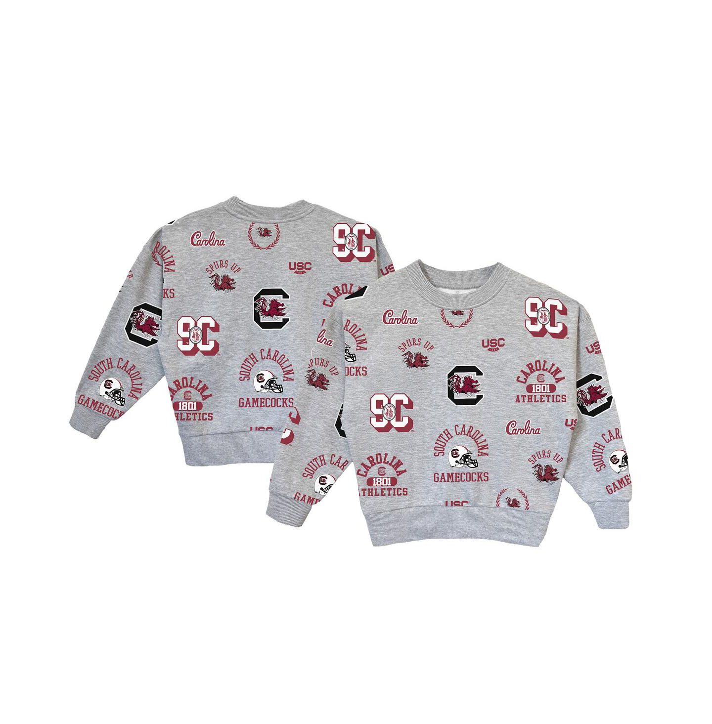 Толстовка Gameday Couture Gray South Carolina Gamecocks Always on Repeat Pullover для девочек — фото 1