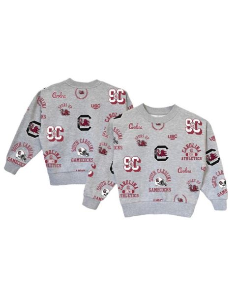 Толстовка Gameday Couture Gray South Carolina Gamecocks Always on Repeat Pullover для девочек