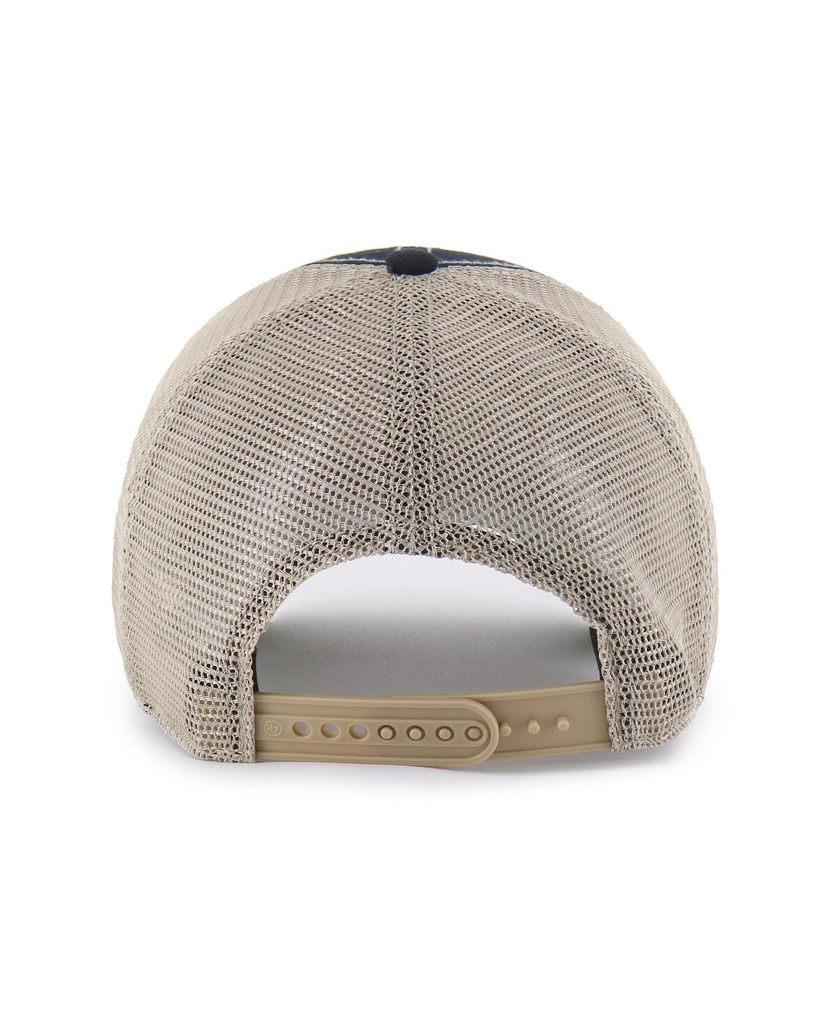 '47 Brand Men's Black/Tan San Antonio Spurs Wabash Patch Clean Up Adjustable Hat
