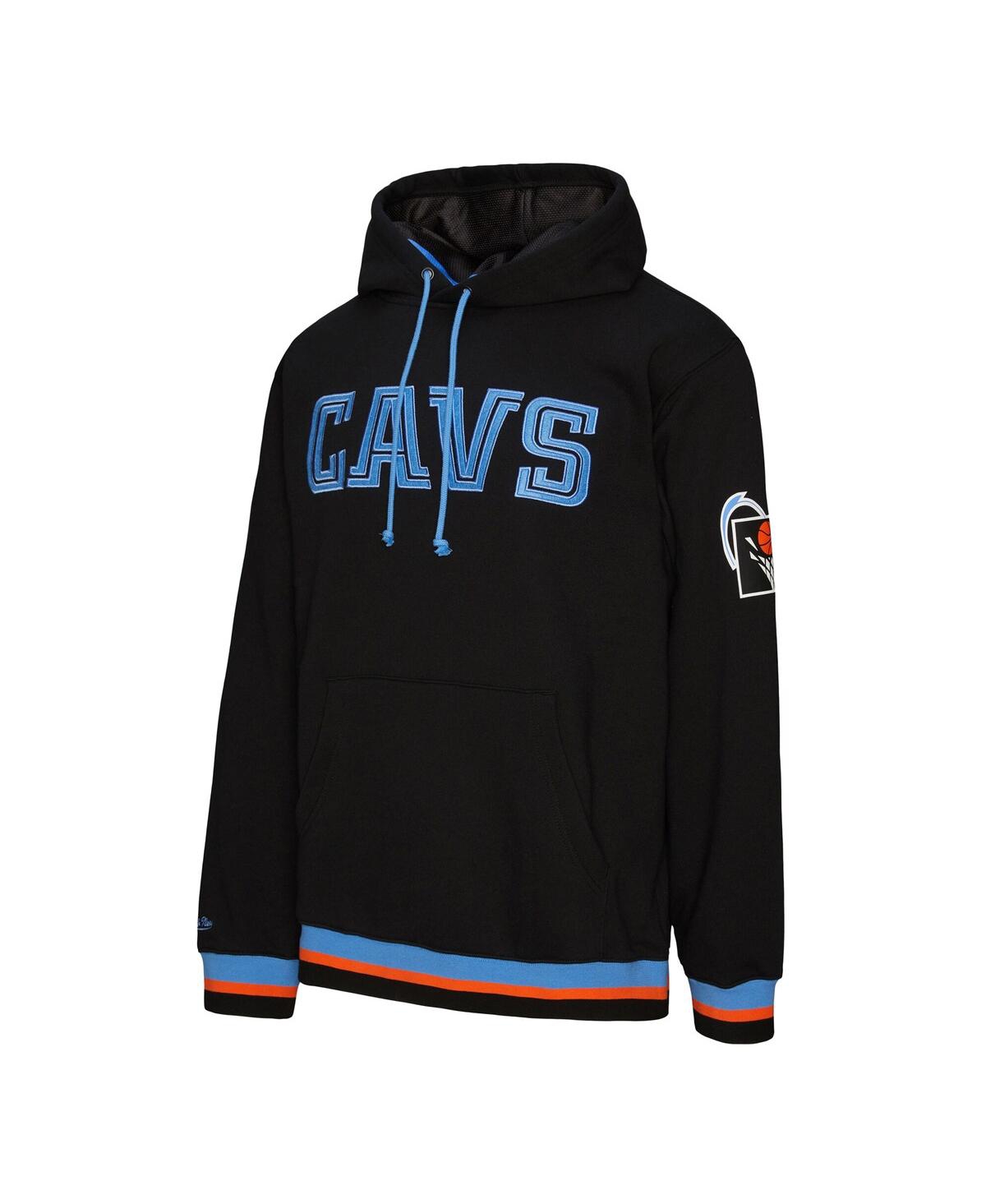 Mitchell & Ness Men's And Women's Black Cleveland Cavaliers Heavyweight Hoodie In Black