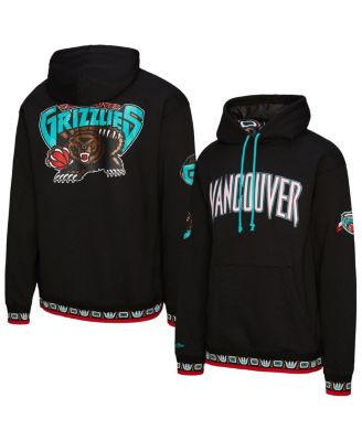 Mitchell & Ness - Men's and Women's Black Vancouver Grizzlies Heavyweight Hoodie