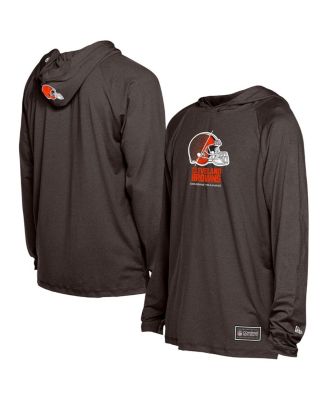 New Era - Men's Brown Cleveland Browns Functional Fandom Hoodie