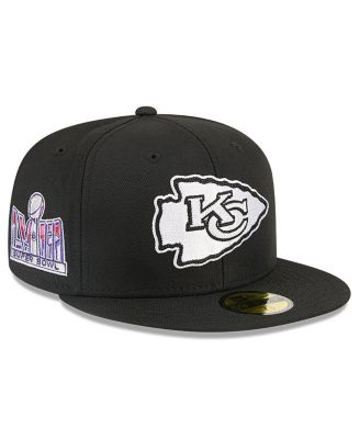 x Alpha Industries Men's Black Kansas City Chiefs 59FIFTY Fitted Hat