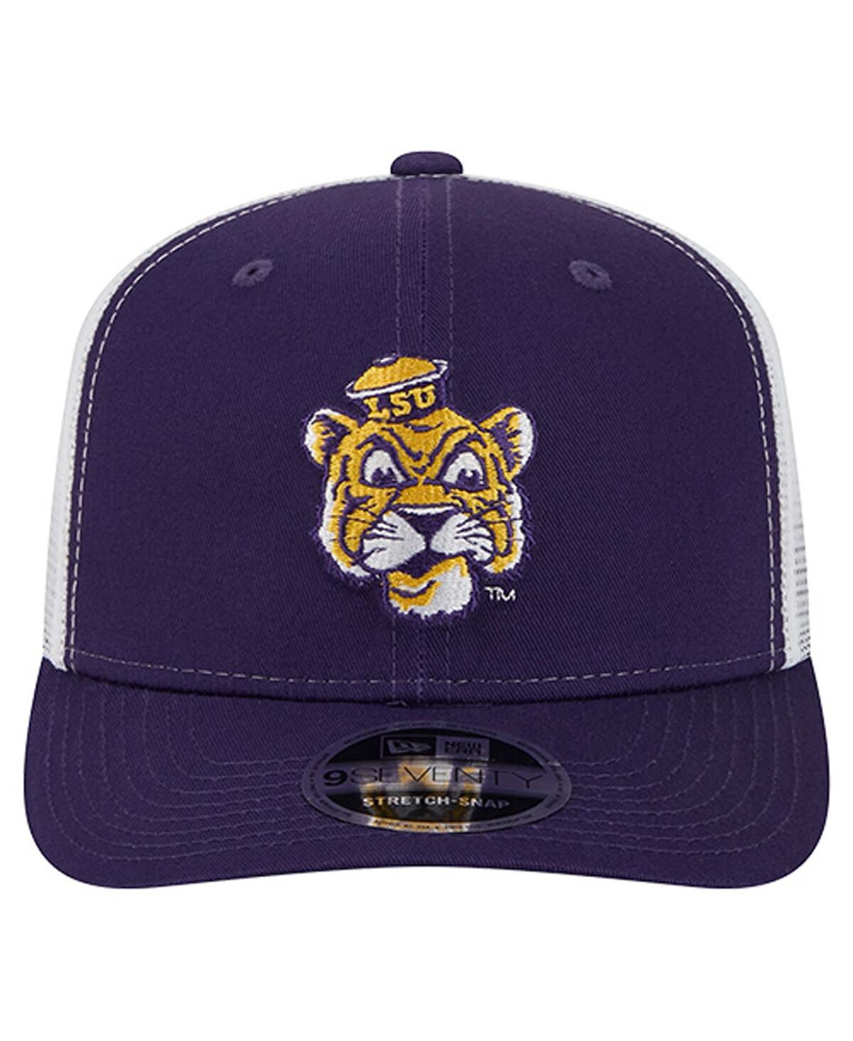 New Era Men's Purple Lsu Tigers Team 9SEVENTY Coolera Trucker Adjustable Hat