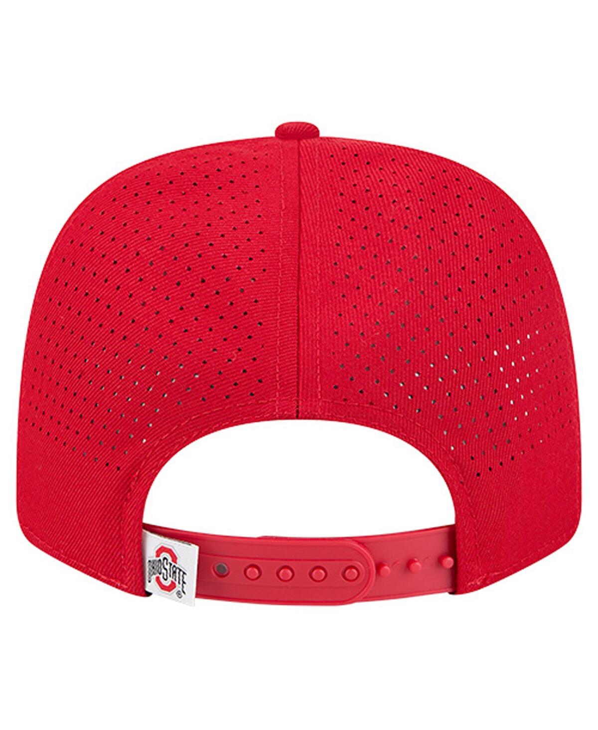 New Era Men's Scarlet Ohio State Buckeyes Team 9seventy Adjustable Hat In Purple