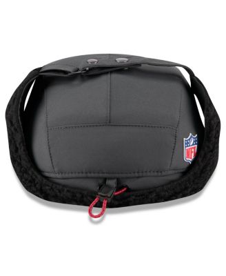 Men's Charcoal Kansas City Chiefs 2025 Sideline Cold Weather Runner Dog Ear Adjustable Hat