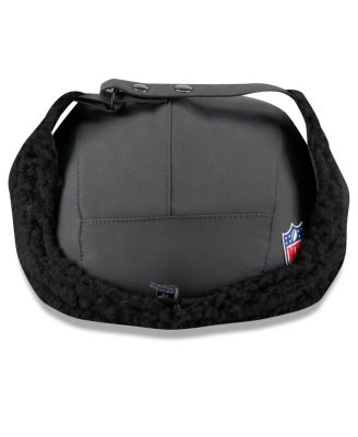 Men's Charcoal Houston Texans 2025 Sideline Cold Weather Runner Dog Ear Adjustable Hat