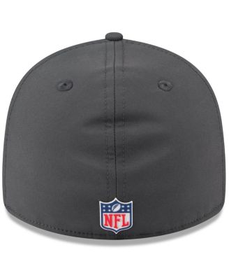 Men's Charcoal Minnesota Vikings 2025 Sideline Cold Weather Retro Crown 59FIFTY Fitted Hat