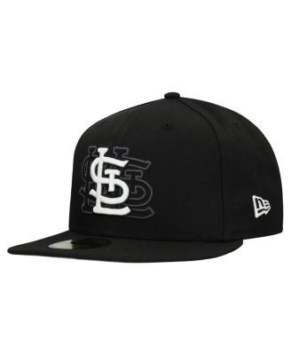 New Era - Men's Black St. Louis Cardinals Tri-Hit 59FIFTY Fitted Hat