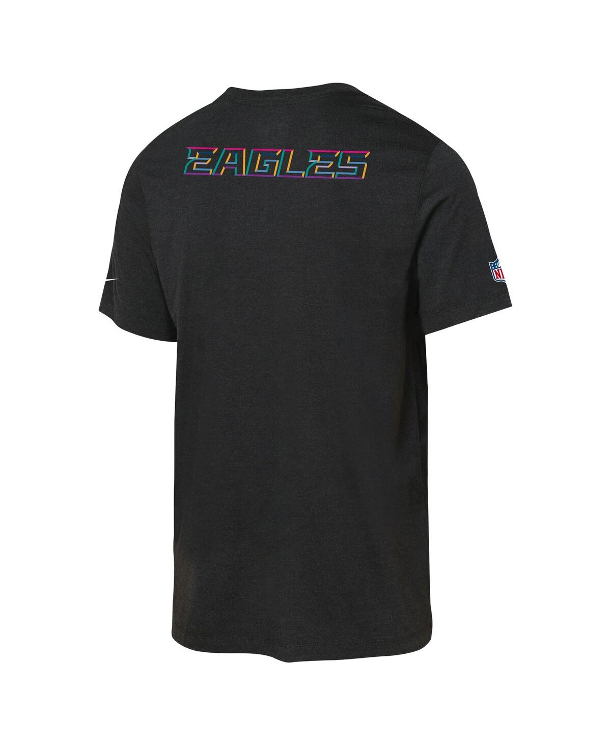 Nike Big Boys and Girls Black Philadelphia Eagles 2025 Nfl Crucial Catch Tri-Blend Dri-fit T-Shirt