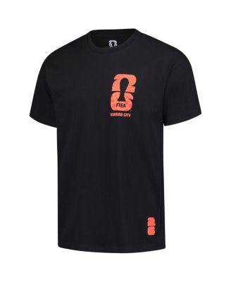 Men's Black 2026 FIFA World Cup Kansas City Host City Local Oversized T-Shirt