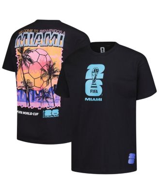 Outerstuff - Men's Black 2026 FIFA World Cup Miami Host City Local Oversized T-Shirt