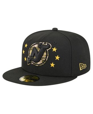 Men's Black New Jersey Devils Military Appreciation Digital Camo Stars 59FIFTY Fitted Hat