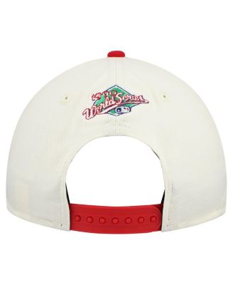 Men's Cream/Red Cincinnati Reds World Series 9FORTY M-Crown Adjustable Hat