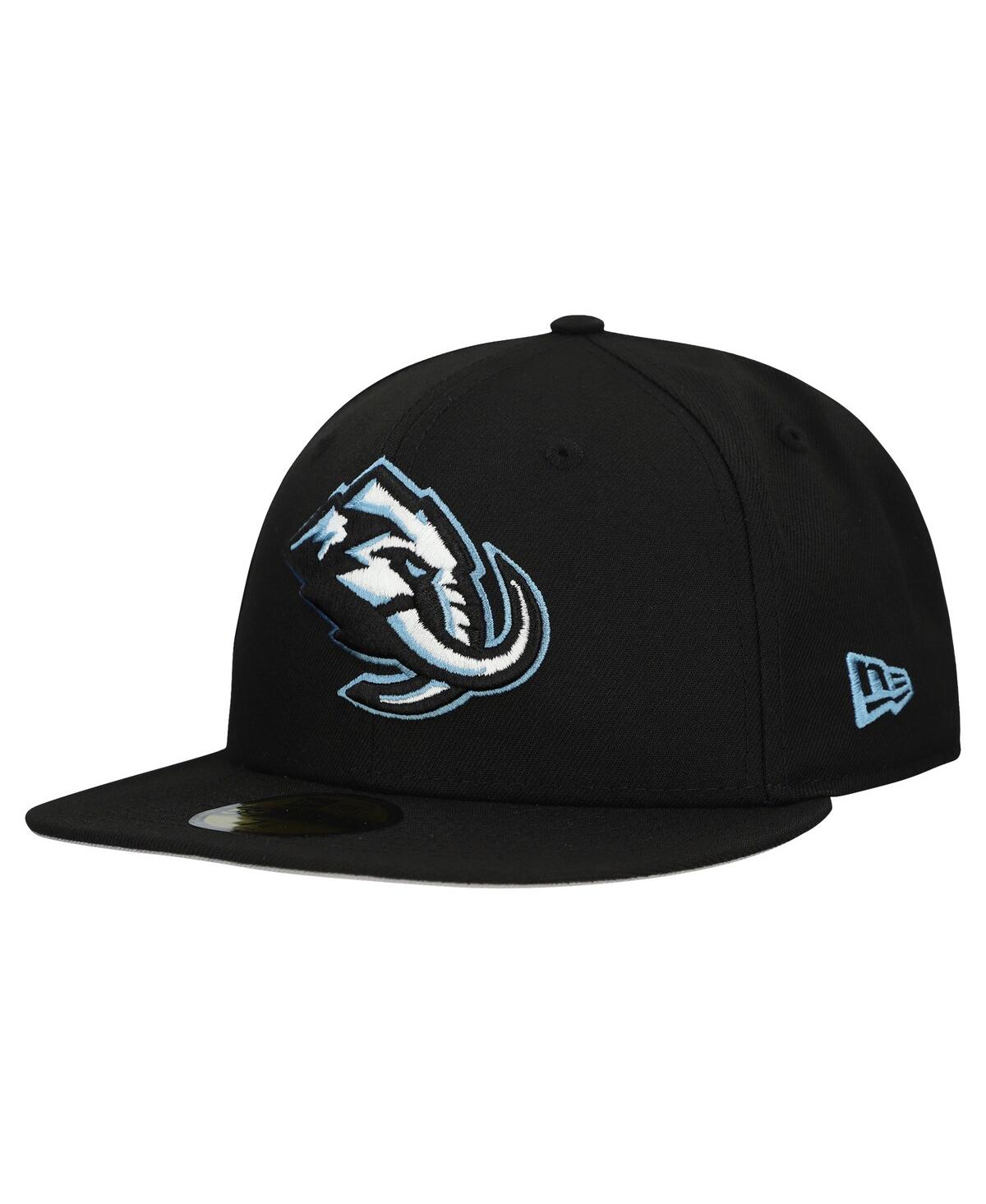 New Era Men's Black Utah Mammoth Team Primary 59FIFTY Fitted Hat
