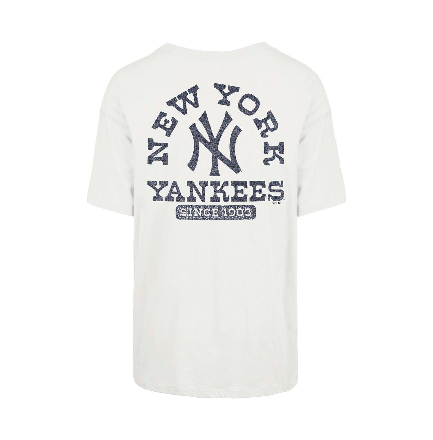 Женская футболка '47 Brand Natural New York Yankees Back Canyon Sadie — фото 3