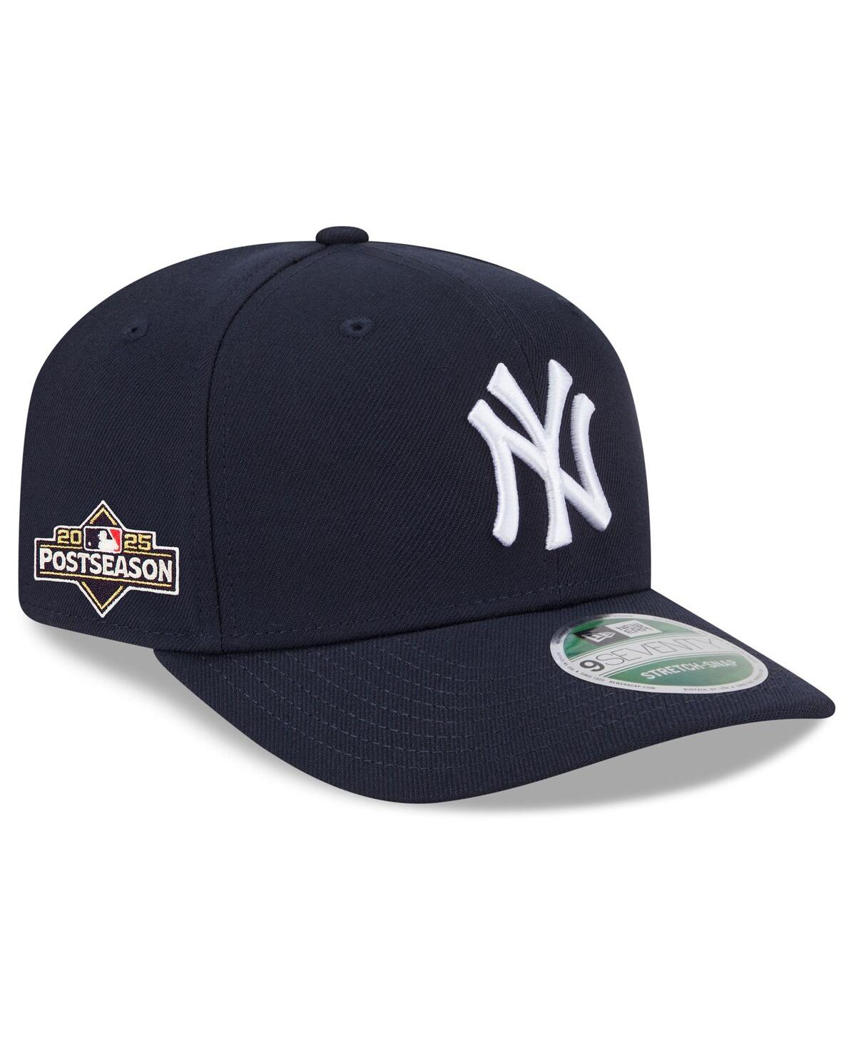 New Era Men's Navy New York Yankees 2025 Mlb Postseason Side Patch 9seventy Adjustable Hat In Blue