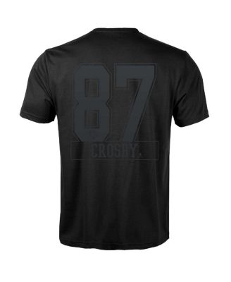 Men's Sidney Crosby Black Pittsburgh Penguins Richmond Darkside Name Number T-Shirt