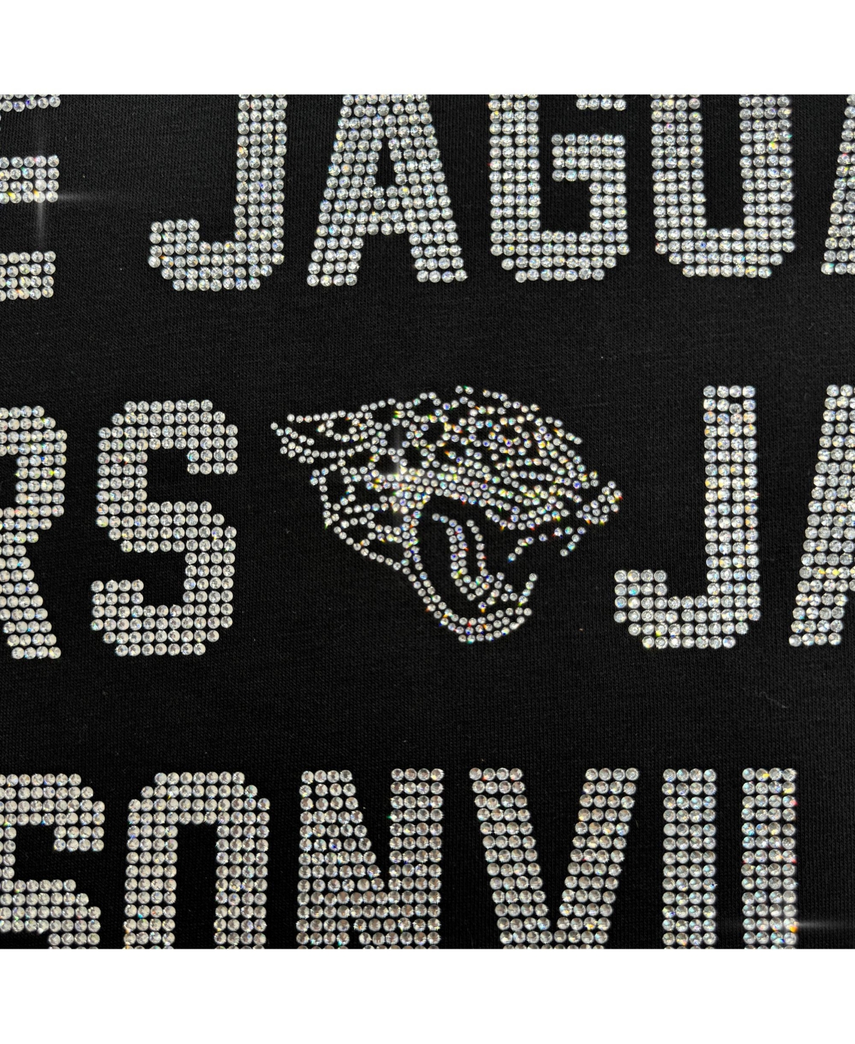 Gameday Couture Women's Black Jacksonville Jaguars Relaxed Drop Shoulder Hype Era Rhinestone Text Sweatshirt In Black
