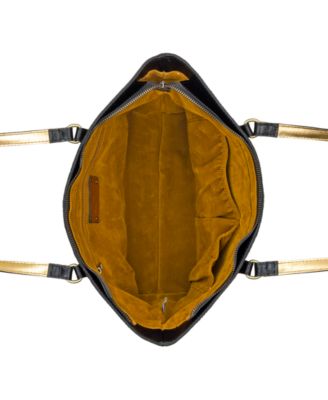 Meka Bark Leaves Textured Tote Bag