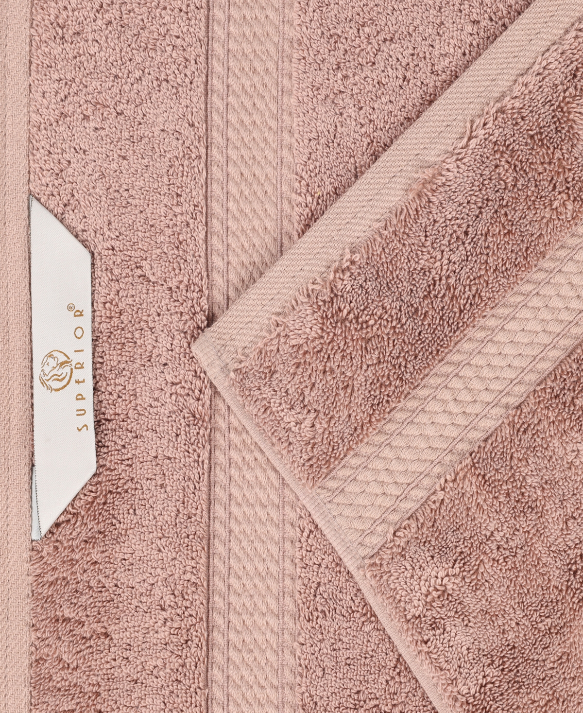 Superior 100% Egyptian Cotton 4-piece Hand Towel Set In Pink