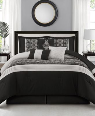 Charley Geometric 7-Pc. Comforter Set, Queen