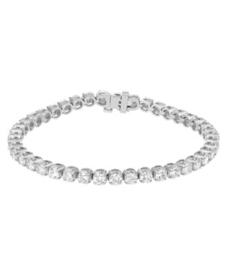 Diamond Bracelet (7 ct. t.w.) in 14k White Gold