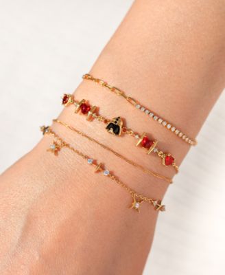 Star Wars Crystal Lord Vader Gold Plated Bracelet