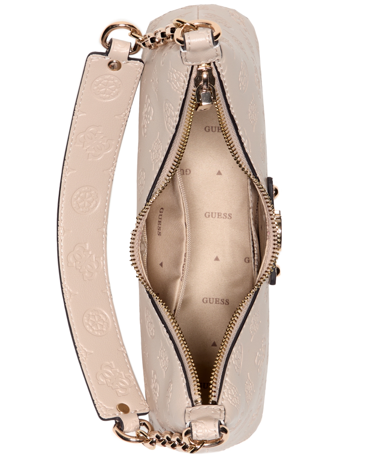 Guess Dita Shoulder Bag In Neutral