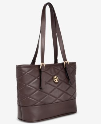 Large Quilted Tulip Tote, Exclusively at Macy's 