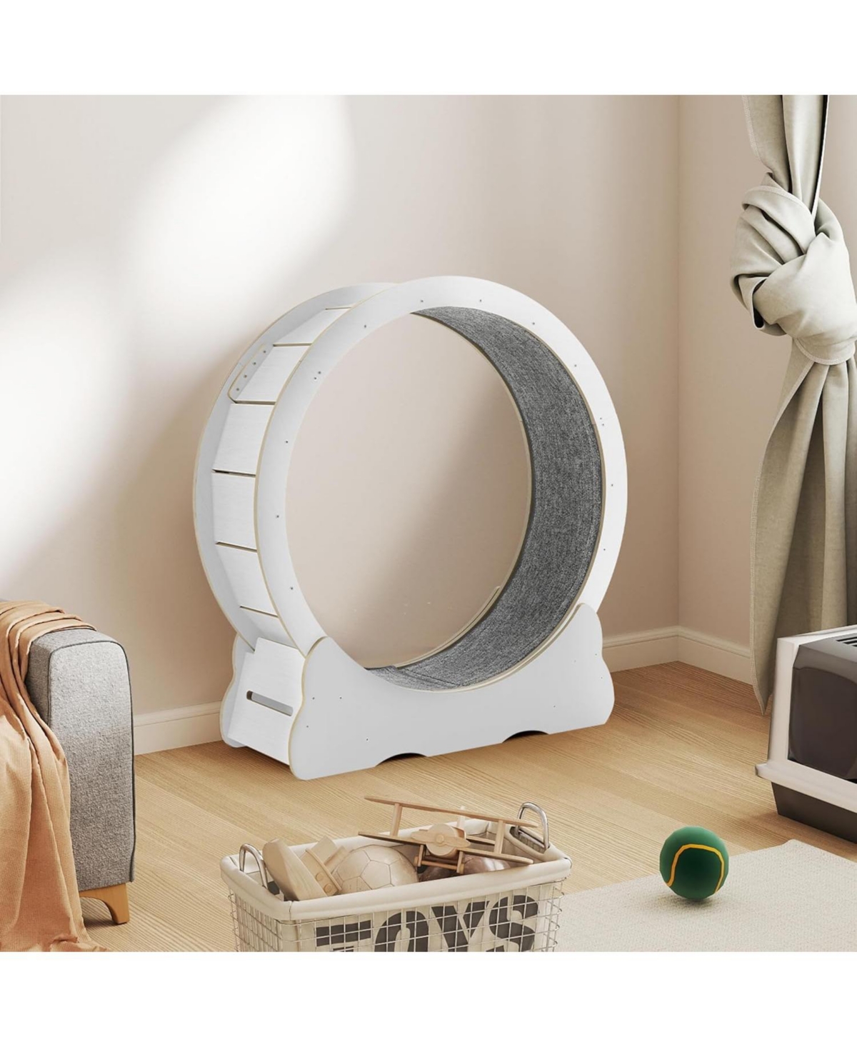 Aecojoy 43.3'' Cat Wheel for Indoor Cats